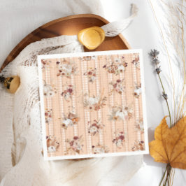 秋秋カボチャフローラベビーシャワー スタンダードカクテルナプキン