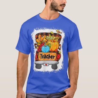 秋秋カボチャートラック感謝先生感謝 Tシャツ
