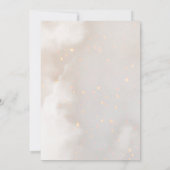 秋秋カボチャ幽霊ベビーシャワー 招待状 (裏面)