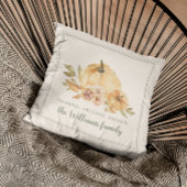 秋秋カボチャ感謝祭パーソナライズされた クッション