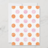 秋秋カボチャ誕生日サンキューカード サンキューカード (裏面)