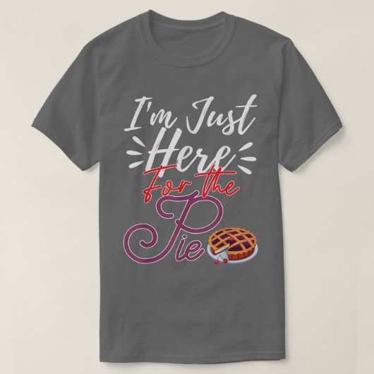 秋秋シーズンImちょうどパイPng Tシャツ (デザイン正面)
