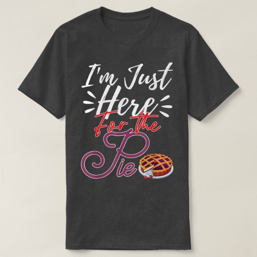 秋秋シーズンImちょうどパイPng Tシャツ (デザイン正面)