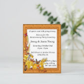 秋秋テーマ記念日招待状 招待状 (スタンド正面)