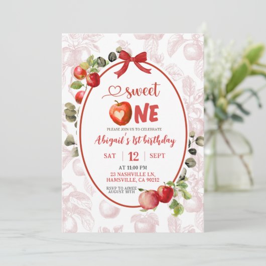 秋秋トイレファースト誕生日 招待状 (スタンド正面)