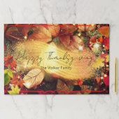 秋秋ハッピーサンクスギビング紙ランチョンマット ペーパーパッド (インサイチュ)