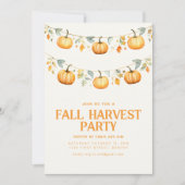 秋秋ハーベストパーティー招待状 招待状 (正面)