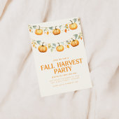 秋秋ハーベストパーティー招待状 招待状