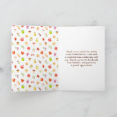 秋秋ハーベストブライダルシャワー サンキューカード (内部)