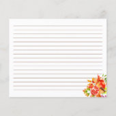 秋秋ハーベストレシピカード (裏面)