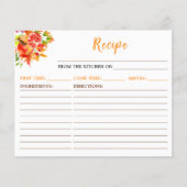 秋秋ハーベストレシピカード (正面)