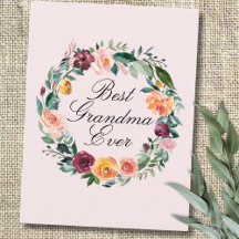 秋秋バラフラワーフローラリース最高の祖母