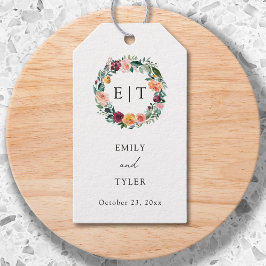 秋秋バラフラワーフローラ結婚リース ギフトタグ
