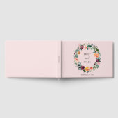 秋秋バラフラワーフローラ結婚リース ゲストブック (全面)