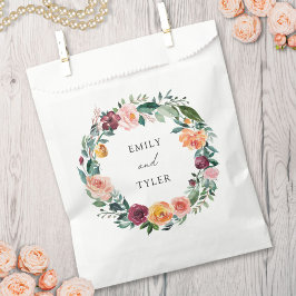 秋秋バラフラワーフローラ結婚リース フェイバーバッグ