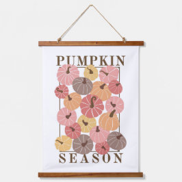 秋秋パンプキカラフルンつるズタペストリー 吊り下げ型タペストリー