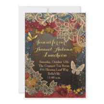 秋秋パーティの招待状