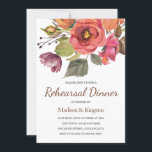 秋秋フラワー結婚ズリハーサルディナー招待状 招待状<br><div class="desc">秋の秋花結婚のリハーサルディナー招待状すべての季節に適しニッチとネストストアのマッチングコレクションを参照</div>
