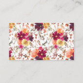 秋秋フローラおむつラッフルエンクロージャカード エンクロージャーカード (裏面)