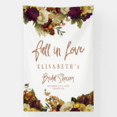 秋秋フローラブライダルシャワーモダンパーティー 横断幕 (縦)
