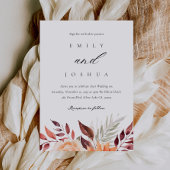 秋秋フローラボー結婚ホズ 招待状