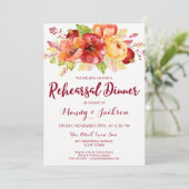 秋秋フローラリハーサルディナー招待状 招待状 (スタンド正面)