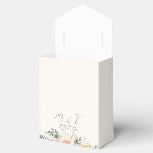 秋秋フローラ結婚ズモノグラム フェイバーボックス (オープン)