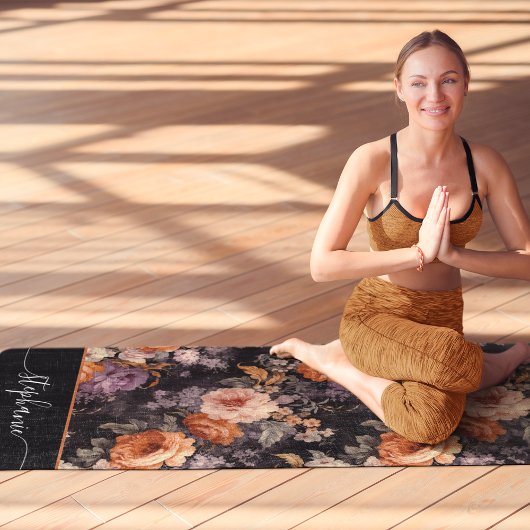 秋秋フローラ パーソナライズされた ヨガマット