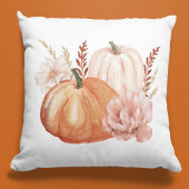 秋秋ボホウォーターカラーパンプキン クッション