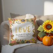 秋秋メープル葉ズパンプキンウェディングシャワー クッション