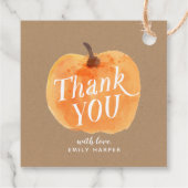 秋秋リトルカボチャ2サイドサンキュー素朴 フェイバータグ (裏面)