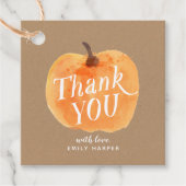 秋秋リトルカボチャ2サイドサンキュー素朴 フェイバータグ (正面)