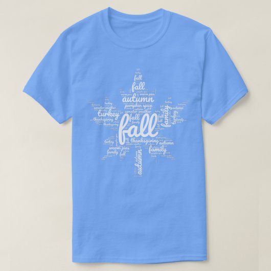 秋秋ワードクラウド Tシャツ (デザイン正面)