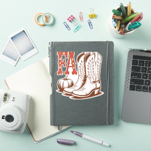 秋秋女性のカーボーイパンプキン シール (iPadカバー)