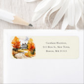 秋秋季ハウス | 新しいホームアドレス ラベル (インサイチュ)