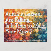 秋秋実在エテートマーケティングはがき ポストカード (正面)