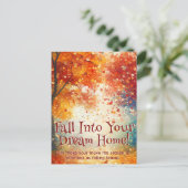 秋秋実在エテートマーケティング ポストカード (スタンド正面)