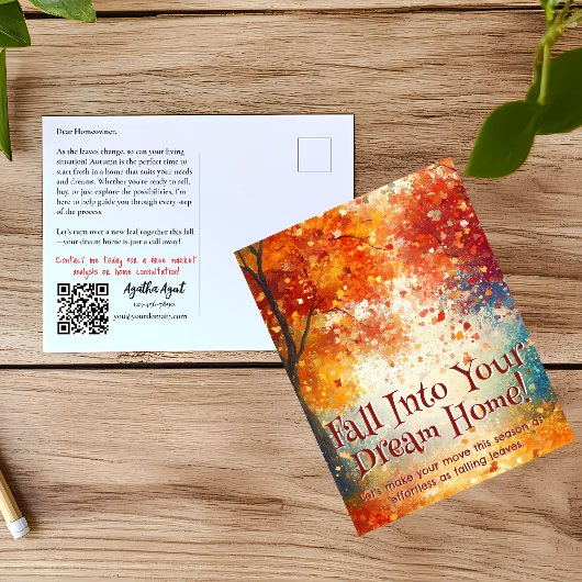 秋秋実在エテートマーケティング ポストカード