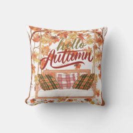 秋秋感謝祭オレンジ離れ色のシーン クッション