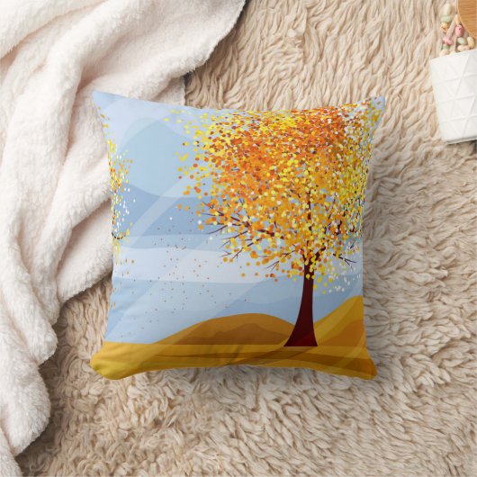 秋秋木枕 クッション (ブランケット)