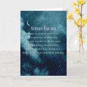 秋秋秋分恵みムーンカード カード (黄色い花)