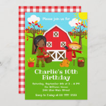 秋秋納屋周囲の庭誕生日ダークスキンガール