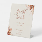 秋秋素朴フローラゲストブック 台座サイン (正面)
