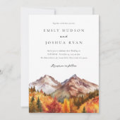 秋秋素朴ボホ結婚ズ 招待状 (正面)