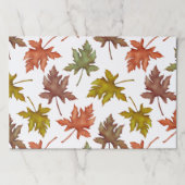 秋秋素朴感謝祭紙ランチョンマット ペーパーパッド (正面)