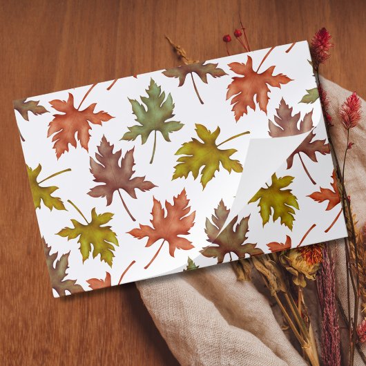 秋秋素朴感謝祭紙ランチョンマット ペーパーパッド