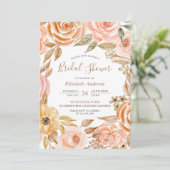 秋秋素朴自然フローラブライダルシャワー 招待状 (スタンド正面)