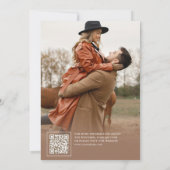 秋秋素朴自然フローラ結婚の写真 セーブザデート (裏面)