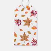 秋秋結婚式の引き出物ギフトラベル植物学 ギフトタグ (裏面)