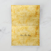 秋秋茶結婚のサンキュー サンキューカード (内部)